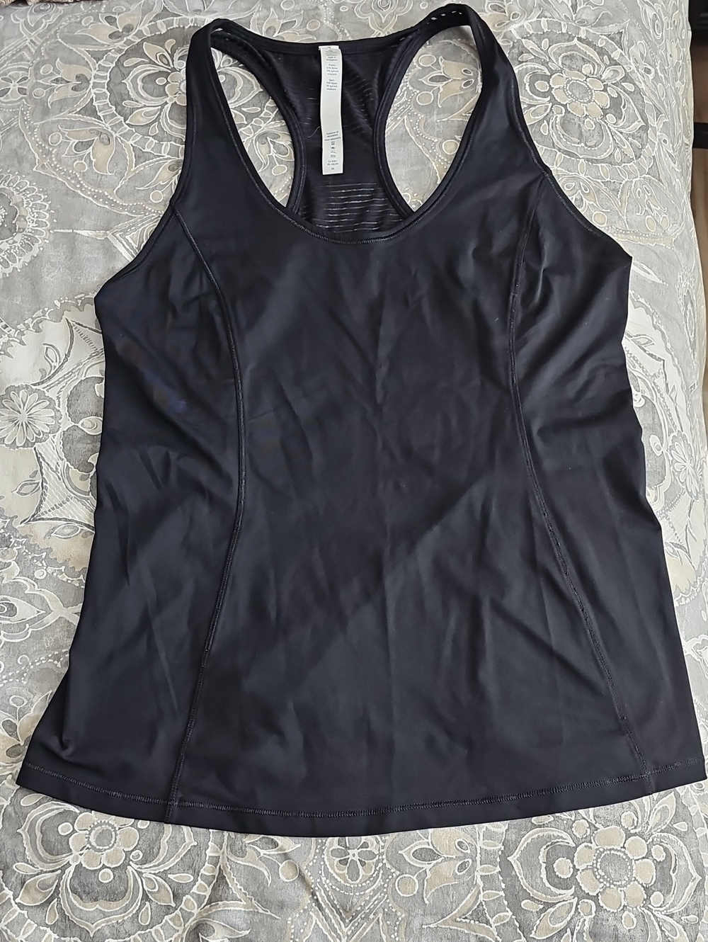 lululemon athletica Black Racerback Workout Tank